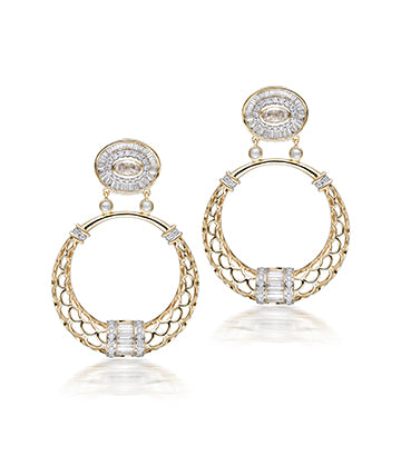 Diamond earrings